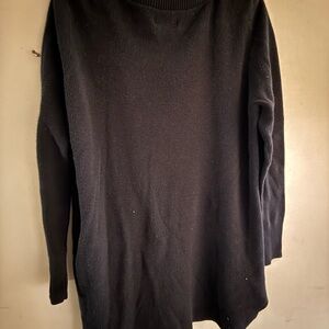 Natural Reflections Black Crew Neck Sweater